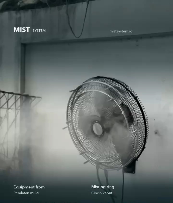 Turn your fan into a mist fan